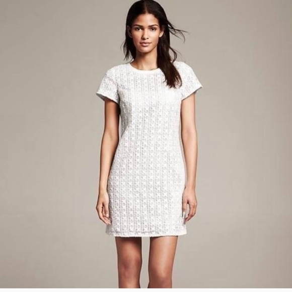 Banana Republic White Mini Dress - Picture 2 of 14